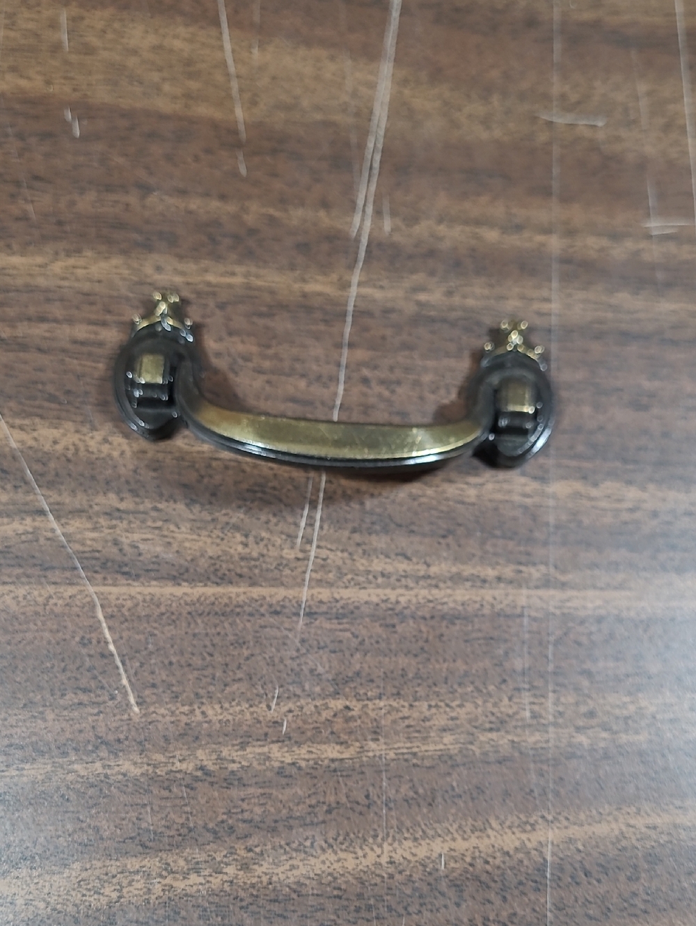 1 Antique Brass Finish Drawer Pull Handle Amerock #739-1